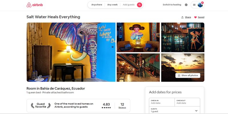 Coco bongo Airbnb profile and review